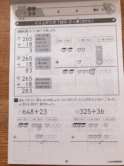 七田式小学生プリント思考力算数 ２年生と3年生-